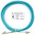 Шнур оптический duplex 3м LC-LC 50/125 мм OM3 LSZH Cabeus FOP-50-LC-LC-3m