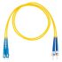 Шнур оптический коммутационный (патч-корд), SC-ST, дуплекс (duplex) OS2, нг(А)-HF, желтый, 5,0 м Datarex DR-221345
