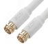 Кабель антенный F81 М на F81 М, 3 м., коаксиальный, белый Greenconnect GCR-51824