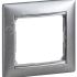 VALENA Рамка 1 пост матовый алюминий Daccord/Legrand 770331