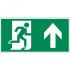 Пиктограмма ''ФИГУРА / СТРЕЛКА ВВЕРХ'' 400х200мм для аварийно-эвакуационного светильника Vault Вартон V5-EM03-60.013.016