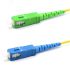 Патч-корд оптический переходной SM 9/125 OS2 SC/APC-SC/UPC S LSZH 15м, REXANT 50-2063