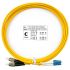 Шнур оптический duplex 3м LC-FC 9/125 sm LSZH Cabeus FOP(d)-9-LC-FC-3m