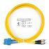 Шнур оптический duplex 3м SC-FC 9/125 sm LSZH Cabeus FOP(d)-9-SC-FC-3m