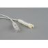 Патч-корд 110 тип-RJ45 1 пара LSZH серый (3м) Hyperline 229895