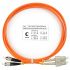 Шнур оптический duplex 1,5м SC-FC 62,5/125 мм LSZH Cabeus FOP-62-SC-FC-1,5m