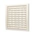 Решетка вентиляционная регулируемая, из ABS пластика 200х200 ERA 2020РРП Ivory