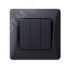GUSI Ugra МЕХАНИЗМ Выключателя трехклавишного, скрытая установка, 10А, 250В. Цвет: графит GUSI Electric С11В3-010
