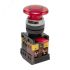 Кнопка красная AELA-22 Гриб с подсветкой 220В NO+NC EKF pbn-aela-1r-220