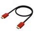 Кабель HDMI 1.4 19М на 19М, 3 м., черный-красный, позолоченные контакты Greenconnect GCR-HM450-3.0m