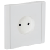 FORTE&PIANO Розетка 1-местная без заземления с защитными шторками винтовое крепление 10А FP217 белый IEK