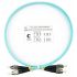 Шнур оптический duplex 1м FC-FC 50/125 мм OM3 LSZH Cabeus FOP-50-FC-FC-1m