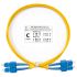 Шнур оптический duplex 1м SC-SC 9/125 sm LSZH Cabeus FOP(d)-9-SC-SC-1m