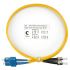 Шнур оптический duplex 1м SC-ST 9/125 sm LSZH Cabeus FOP(d)-9-SC-ST-1m