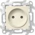 Розетка 2К без защитных шторок, слоновая кость Simon 2450442-031