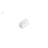 Модуль Keystone, Кат.6, RJ45/8P8C, для FT-TOOL, неэкраннированный, со шторкой, белый NIKOMAX/NIKOLAN NMC-KJUE2-ST-WT
