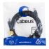 Патч-корд U/UTP, категория 6, 2xRJ45/8p8c, неэкранированный, черный, PVC, 5м Cabeus PC-UTP-RJ45-Cat.6-5m-BK