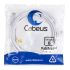 Патч-корд U/UTP, категория 6, 2xRJ45/8p8c, неэкранированный, белый, PVC, 5м Cabeus PC-UTP-RJ45-Cat.6-5m-WH