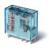 Реле электромеханическое универсальное миниатюрное, монтаж на печатную плату или в розетку, выводы с шагом 5мм, 1NO 16A, контакты AgCdO, катушка 18В D FINDER 40.61.7.018.0300