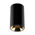 Светильник светодиодный ДПО GU10 без лампы круглый черный корпус золотой рефлектор JazzWay 5031364