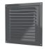 Решетка вентиляционная МЭ сетка 200х200 окраш.сталь цвет серый ERA 2020МЭ Gray