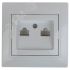 Розетка информационная 2xRJ45, СУ, Plano, белый, 1-304-01 ЭРА Б0043241