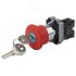 Кнопка LAY5-BS142 Грибок с ключом красная d22м 240В 1р ЭРА Б0045637