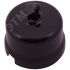 Кнопка (однотумблерная), пластик, цвет Коричневый Бирони B1-230-22-PB