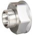 Переход 1 1/2'ВР х 1 1/4'НР латунь никель LD Pride LD.67.509.40х32