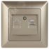 Розетка информационная RJ45, СУ, Solo, шампань, 4-303-04 ЭРА Б0043385