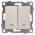 GUSI Ugra механизм выключателя 2кл. (инд), скрытая  установка,  10А, 250В. Цвет: бежевый. GUSI Electric С11В28-003