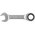 Ключ гаечный комбинированный трещоточный короткий, 15 мм Thorvik CSRW15