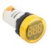 Индикатор значения напряжения желтый ED16-22VD PROxima EKF ed16-22vd-y