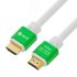 Кабель HDMI 2.0, Ultra HD 19М на 19М, 0.5 м., AL белый-зеленый Greenconnect GCR-51296