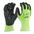 Перчатки защитные Hi-Vis Cut level (Хай Виз Кат Левел) 1/A, XL/10 Milwaukee 4932479919