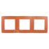 Рамка на 3 поста, Эра12, оранжевый, 12-5003-22 ЭРА Б0019405
