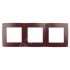 Рамка на 3 поста, Эра12, бордо, 12-5003-25 ЭРА Б0019408
