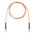 Шнур оптический коммутационный (патч-корд), ST-ST симплекс simplex OM2, нг(А)-HF, оранжевый, 7,0 м Datarex DR-223316