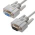 Удлинитель 0-модемный COM RS-232 9M на 9F, 1.8 м., серый Greenconnect GCR-DB903-1.8m