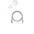 Патч-корд S/FTP 4 пары Cat 6a 2хRJ45/8P8C T568B 7х0150мм LSZH светло-серый 1м NIKOMAX/NIKOLAN NMC-PC4SA55B-ES-010-C-GY