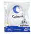 Патч-корд телефонный 2х6р4с, белый, PVC, 10 м Cabeus PC-TEL-RJ12-10m