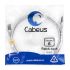 Патч-корд F/UTP, категория 6, 2xRJ45/8p8c, экранированный, серый, LSZH, 2м Cabeus PC-FTP-RJ45-Cat.6-2m-LSZH