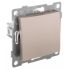 GUSI Bravo МЕХАНИЗМ Переключатель одноклавишный, проходной, скрытая  установка,  10А, 250В. Цвет: шампань GUSI Electric С10В4-027
