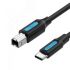 Кабель USB 2.0 Type C M на BM, 1 м. Vention CQUBF