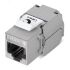 Вставка Keystone Jack RJ-45(8P8C), 180 градусов, категория 5e, экранированная, без инструмента Toolless Cabeus KJ-RJ45-Cat.5e-SH-180-Toolless