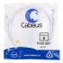 Патч-корд U/UTP, категория 6, 2xRJ45/8p8c, неэкранированный, белый, PVC, 3м Cabeus PC-UTP-RJ45-Cat.6-3m-WH