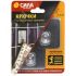 Крючки на силикон. крепл. 6.8х6.8 СЕРЕБРО до 15 кг 2 шт. [SH68-S2S-24] СИЛА Б0002522