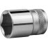 Головка торцевая ''INDUSTRIE QUALITAT'', Cr-V, FLANK, хромосатинированная, 1/2'', 18 мм KRAFTOOL 27805-18_z01