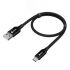 Кабель Micro USB, 1 м., AL черный нейлон, быстрая зарядка Greenconnect GCR-52475