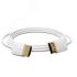 Кабель HDMI 2.0, Ultra HD 19М на 19М, 0.2 м., SLIM белый Greenconnect GCR-53211